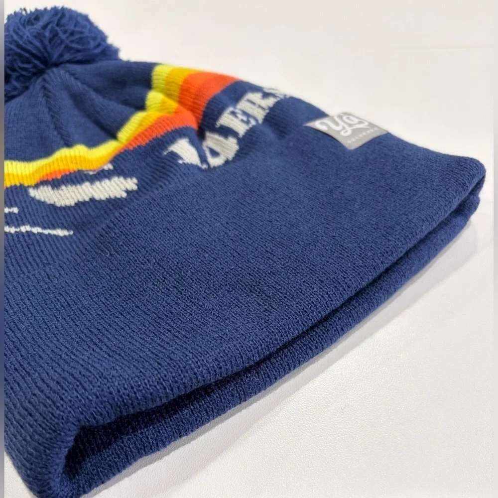 Yo Colorado Kids' Colorado 14ers Beanie Navy Blue 2-7 Years NWT Hat Mountains